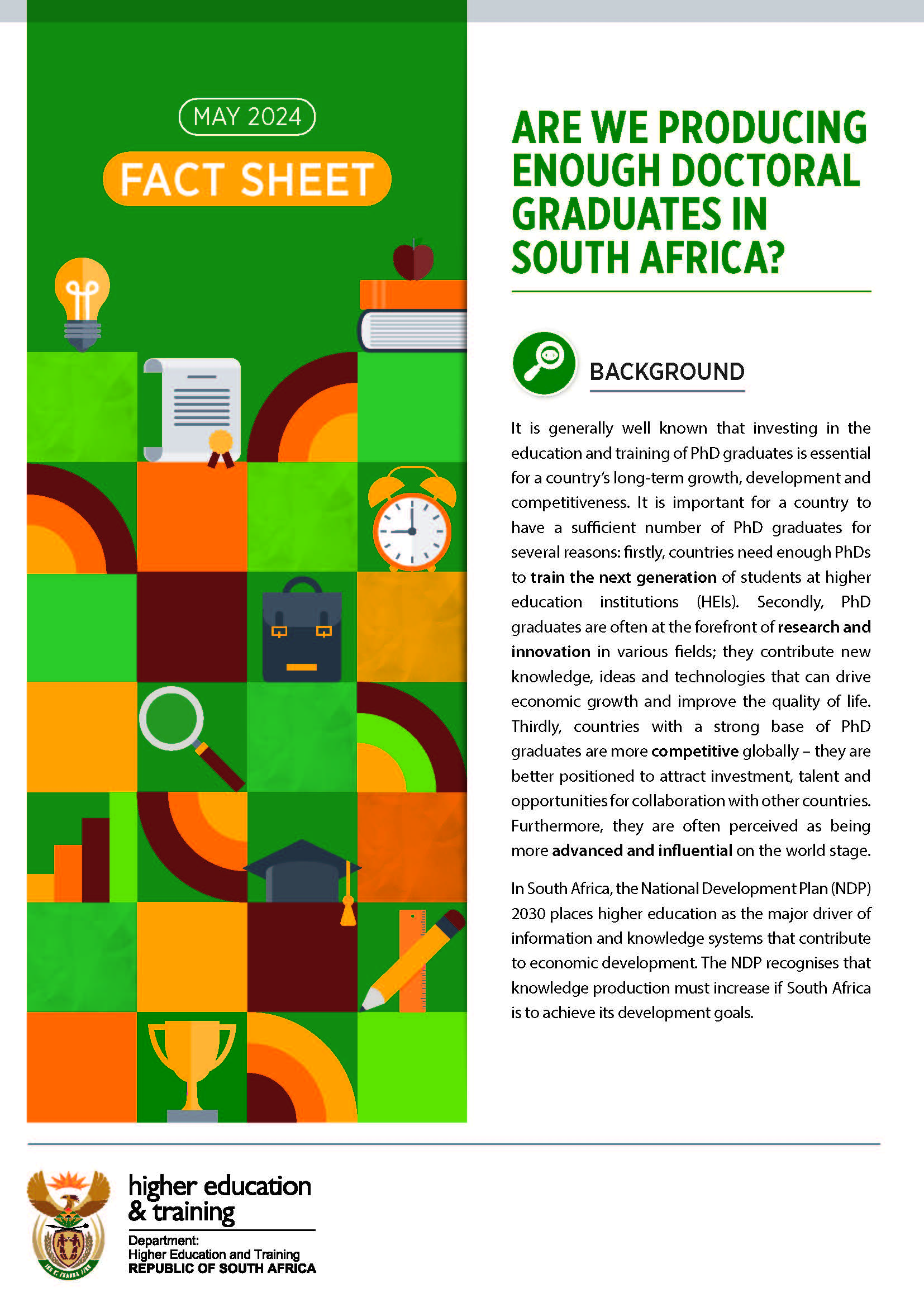 Are We Producing Enough Doctoral Graduates In South Africa? May 2024 | LMI